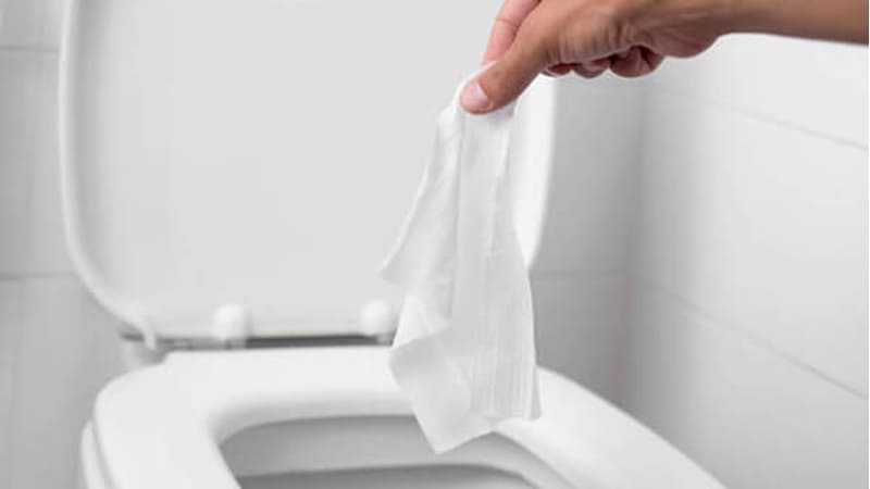 flushable wipes